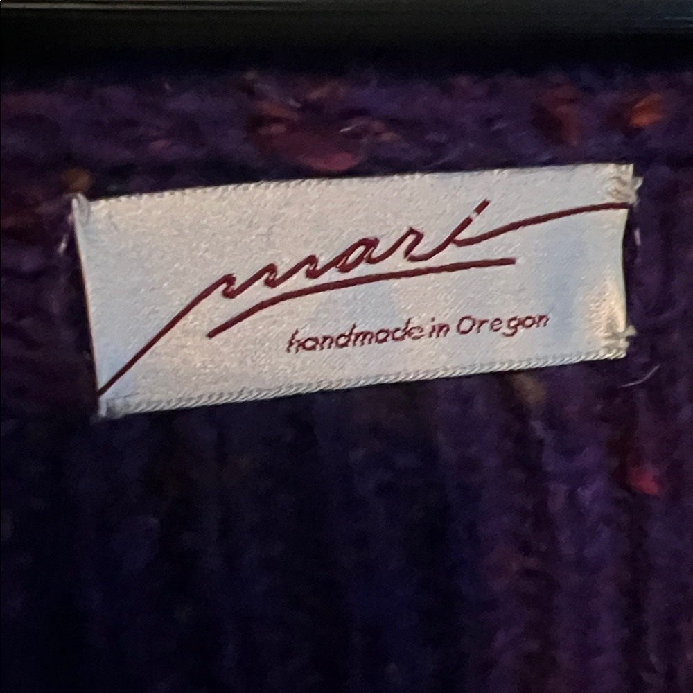 Mari Deep Purple Women's Cardigan - Picture 5 of 12